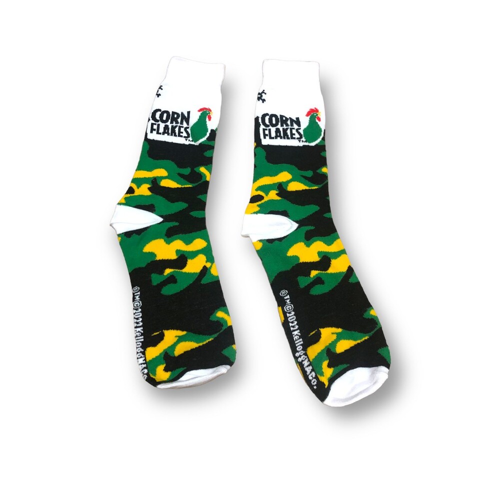 Swag Kellogg's Corn Flakes Men's Crew Socks (2 Pairs) (9-12)